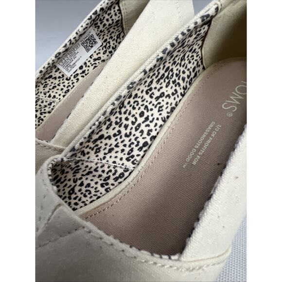 TOMS Michelle Espadrille Wedge Sandal Women Sz US 6 - Picture 3 of 10